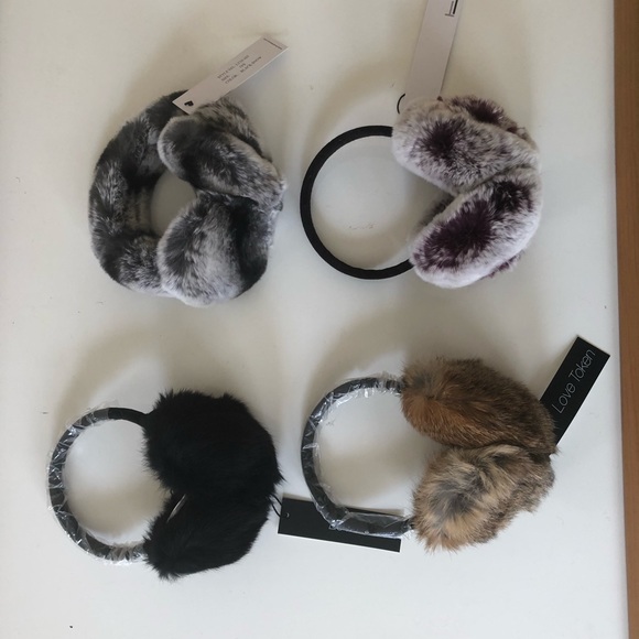 FINAL sale 100% Real rabbit fur ear muffs gift 🎁 - Picture 5 of 6